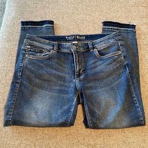White House Black Market slim crop jeans
